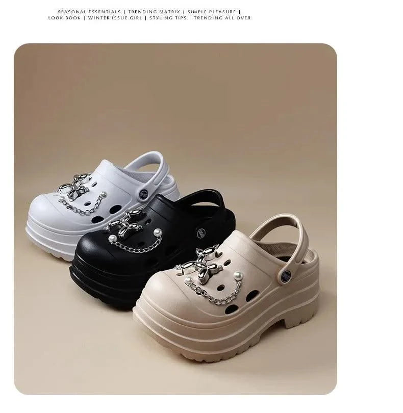 Clogs Clogs Women's Slippers Summer Home Sandals Non Slip Garden Shoes Fashion  Flat Shoes Orginal Outdoor Couples EVA Design