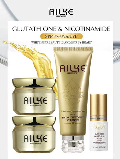 AILKE Dark Spot Corrector Bleaching Hydration Facial Cream With Spf35+ Lighting Skin Tone Korean Anti-sunburn Face Skin Care