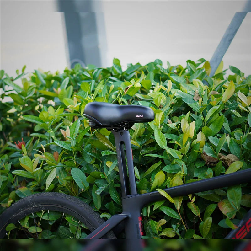 CNC Bicycle Accessories Part Bike Saddle Shock Absorbing Comfortable Big Butt Seat Men Women MTB Road Cycling Saddle