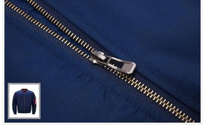 bomber jacket Bomber Jackets Men Casual Solid Zipper Pilot Jacket Green New Slim Fit Male Coats Mens Military New pilot Air men