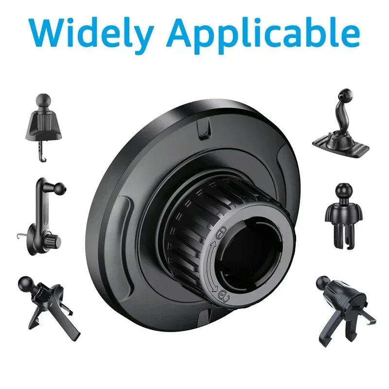 Magnet Head for MagSafe Car Phone Mount Universal 17mm Ball Joint Magnetic Phone Holder Accessories for iPhone 15 Pro Max Xiaomi