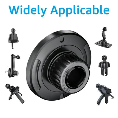 Magnet Head for MagSafe Car Phone Mount Universal 17mm Ball Joint Magnetic Phone Holder Accessories for iPhone 15 Pro Max Xiaomi