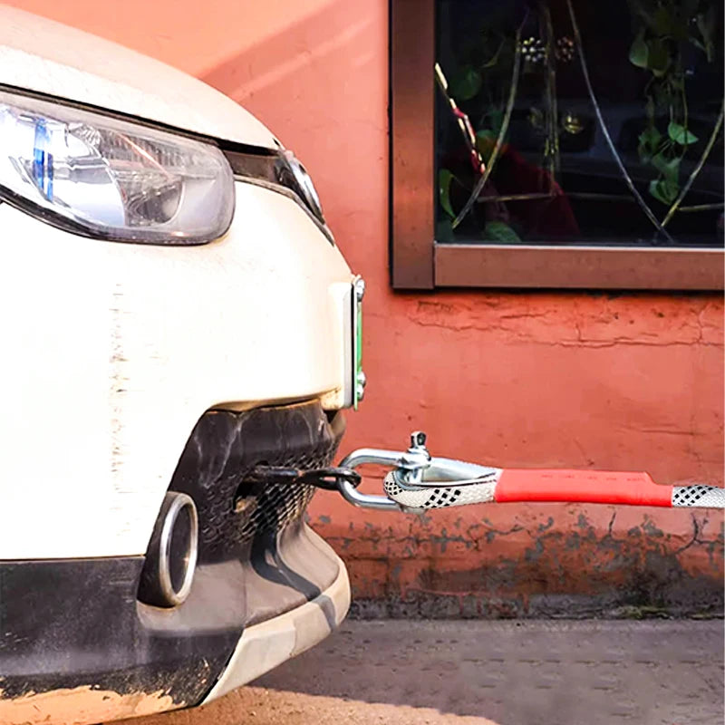 1Pcs 3-Meter Towing Rope for Cars/Off-Road Vehicles with a 3-Ton Towing Capacity for Rescue Is Reliable and Wear-Resistant