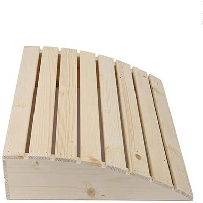 Wooden Headrest Sauna Pillow Comfortable Support Steam Room Supplies Accessories Wooden Pillow Sauna Room Equipment Bathroom