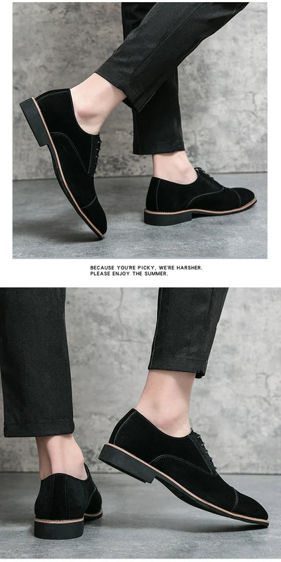 Men's Derby Shoes 2025 New Men Casual shoes  Multifunctional Comfortable Fashion Men Leather Shoes