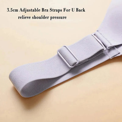 Full Coverage Bras For Women Hide Back Fat T-shirt Bra Plus Size Seamless Daily Underwear Plus Size