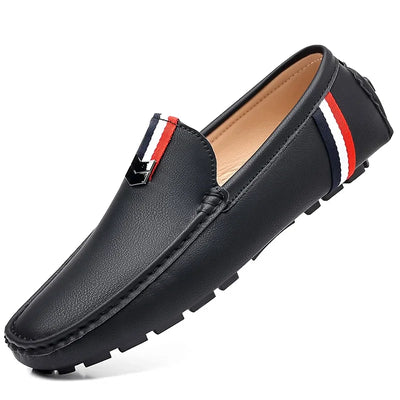 MAEDEF Men's Loafers High Quality Anti-slip Casual Shoes Men's Leather Loafer Outdoor Breathable Lightweight Soft Driving Shoes