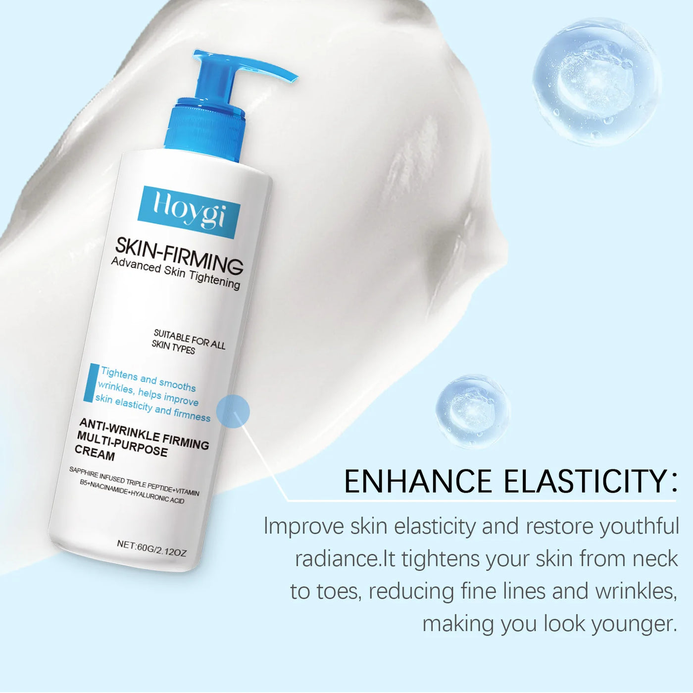 Body Firming Cream Tightening Improve Sagging Skin Lotion Increase Elasticity Nourishing Moisturizing Lifting Brighten Skin Care