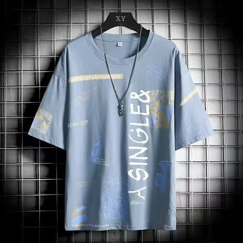 Men New T Shirt  Fashion Novelty  T Shirt   Tops Shirts Tee T-Shirt Crew Neck Streetwear Retro Style Multiple Colors Available