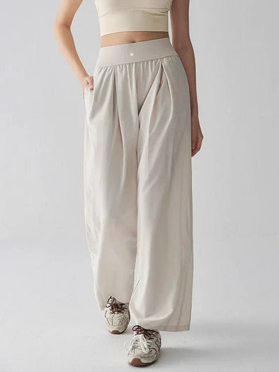 High-waisted wide-leg pants women summer new running yoga fitness pants