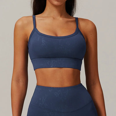 New Sexy Women Sports Underwear Breathable Absorb Sweat Shockproof Padded Running Fitness Printed Yoga Sports Running Underwear