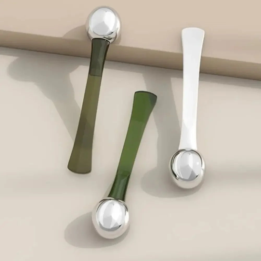 1Pcs Double-end Eye Roller Massage Stick New Simple Anti Wrinkle Cosmetic Spatula Durable Eye Cream Applicator Facial Spoon