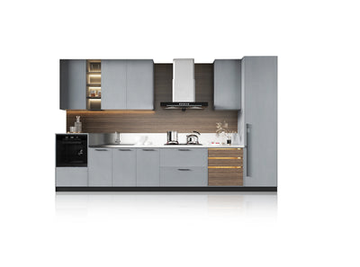 Kitchen Full Set Modern Smart Outdoor Stainless Steel  with Built-in Refrigerator and BBQ Grill for Home and Garden