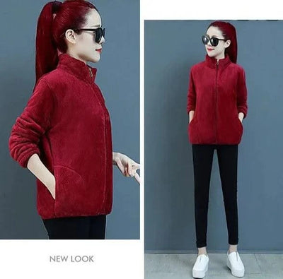 Fleeced Short Coats for Women  High Quality Casual