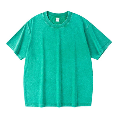 Men's Women Washed Vintage T-Shirts Street Hip Hop