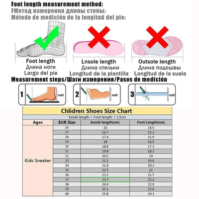 Kids Sports Shoes Children Anti-skid Running Shoes for Boys Breathable Soft School Casual Shoes Classic Fashion Walking Shoes