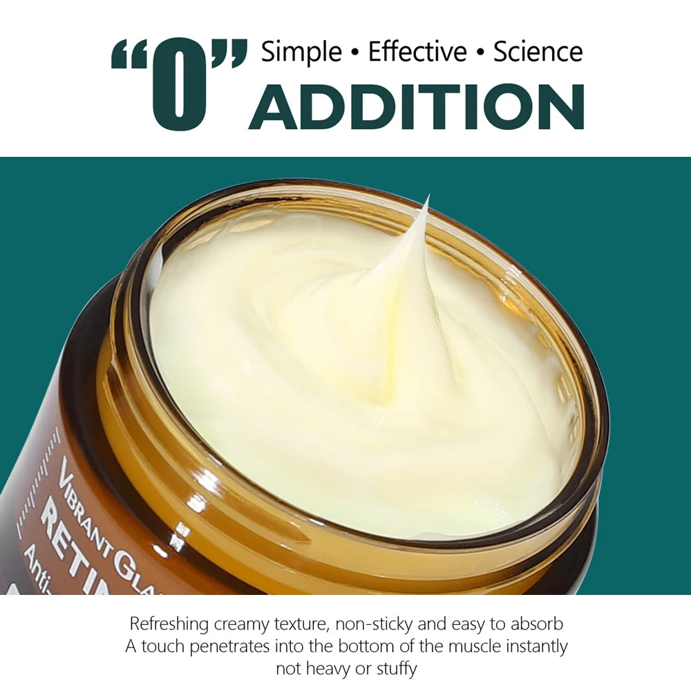 Retinol Face Cream and Eye Serum Firming Lifting Anti-Aging Wrinkle Reduce Wrinkle Fine Lines Facial Skin Care Product