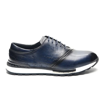 Luxury Brand Design Men's Oxford Shoes Fashion France Style Leather Sneakers Slip-on Casual Business Travel Non-slip Male Shoes