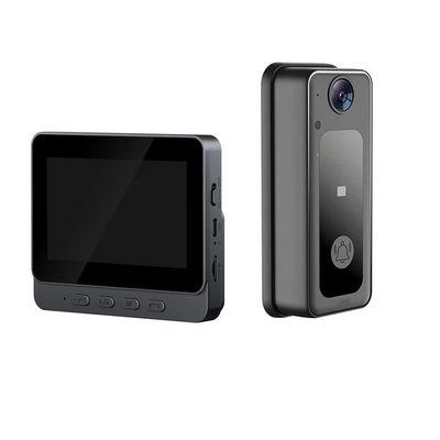 ABGB-Tuya HD Video Doorbell With 4.3In LPS Screen - Wireless Intercom And Night Vision Smart Door Camera