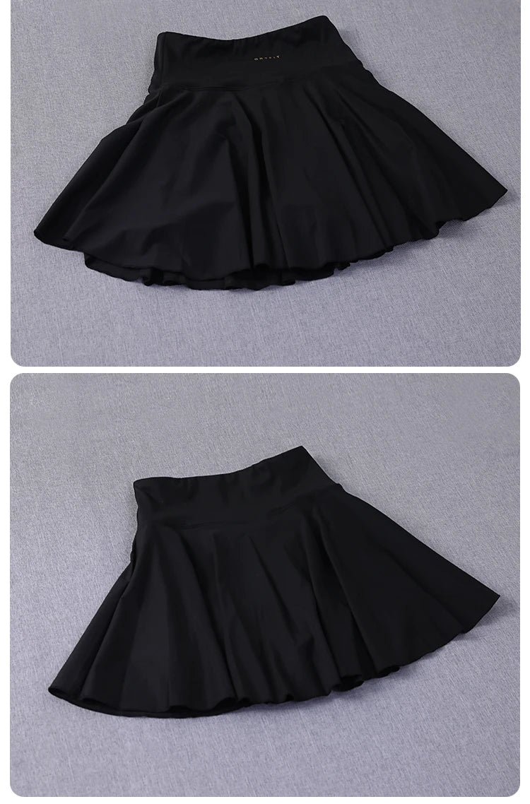 Yoga Wear Athletic Skorts Running Workout Sports Skirts High Waisted Pleated Tennis Skirt for Women