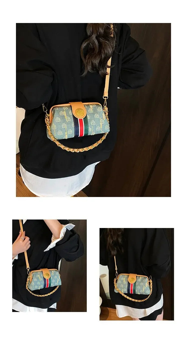 Luxury - Grade 2025 Women's Niche - Designed Cowboy - Cloth Bags - Fashion - Forward Crossbody, Shoulder & Under - Arm Bags
