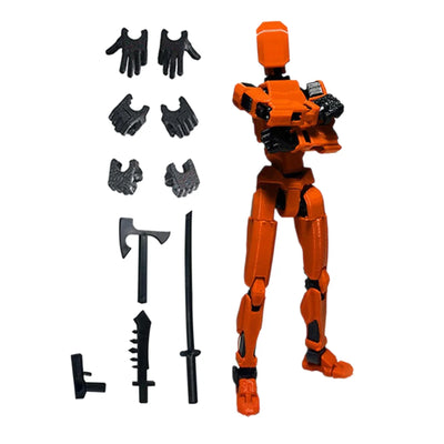 Multi-Jointed Action Figure Movable Shapeshift Robot 3D Printed Mannequin Dummy Figures Toys Kids Adults Parent-children Games
