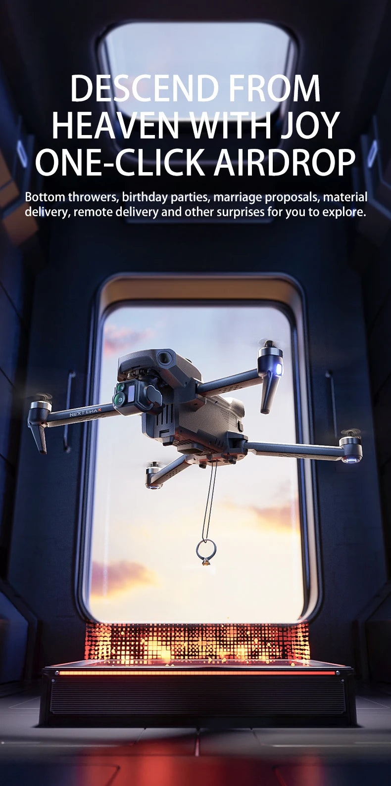 NEW P7 Max Drone 8K Camera GPS HD 5G WiFi FPV 3 Axis Gimbal EIS Professional Screen control Brushless Quadcopter RC Toy Gift