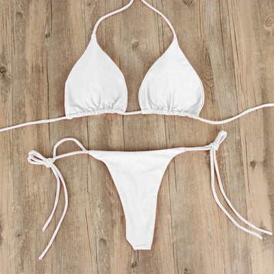 Sexy Bikinis Set Summer Brazilian Swimsuit Women Bra Thong Two Pieces Swimwear Beachwear Bathing Suit Beachwear Swimsuit Women