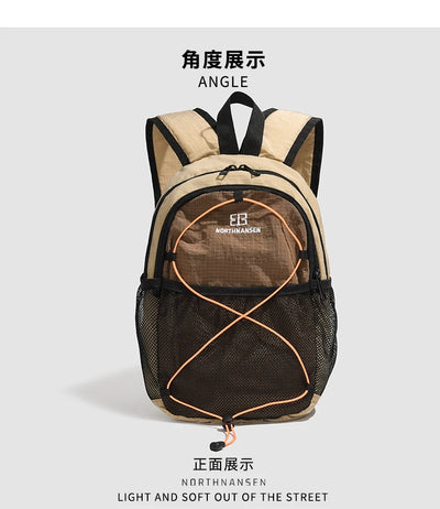 Outdoor leisure and sports backpacks. They are lightweight backpacks suitable for travel, cycling, hiking, and mountaineering, w