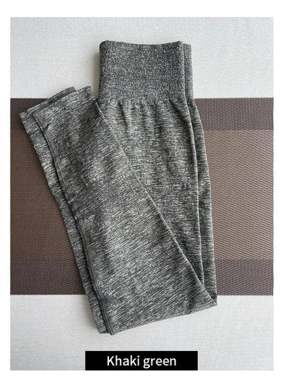 Women Yoga Leggings Hips Lifting Gym  Seamless Sport Pants High Waist Fitness Leggings Bubble Butt Workout Digital Seamless