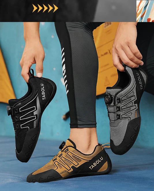 Professional Rock-Climbing Shoes Men Beginners Mesh Non-slip Rock-Climbing Bouldering Outdoor Climbing Training Sneakers 39-44#
