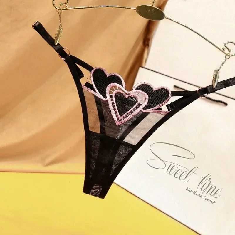 Sexy Panties Women Tong Embroidery Underwear Women Low-Rise Lingerie Girls' Thongs Women Panties Woman Clothing Underwear Female