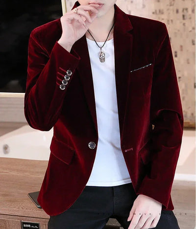 Male Blazer Slim Fit Men's Suit Jackets Single Breasted Thin Party Coat Casual Fashion 2024 Luxury Designer Fashionable Summer