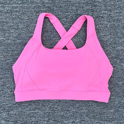 Breathable Sports Bra for Women, Fitness Top, Push Up Sport Bra, Fixed Pad, Yoga Underwear, Sport Tops Running Vest, Gym Wear