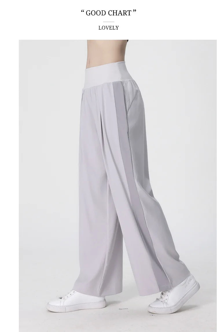 Women Wide Leg Pants Loose Fitness Yoga Pants 2024