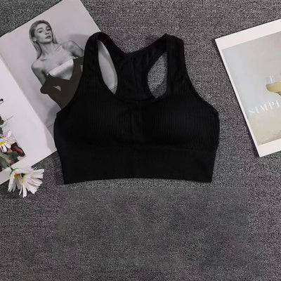 Women Sports Bra Top Push Up Fitness Yoga Bra Underwear Sport Tops For Women Breathable Running Vest Gym Wear Female Underwear