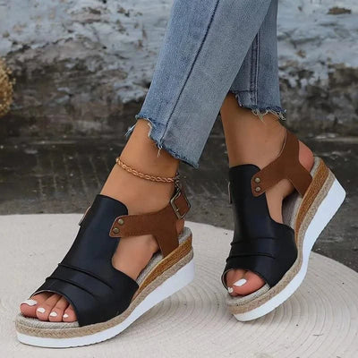 Women Wedges Sandals 2024 New Summer Lightweight Shoes for Women Platform Casual Sandals Women Beach Luxury Designer Sandals