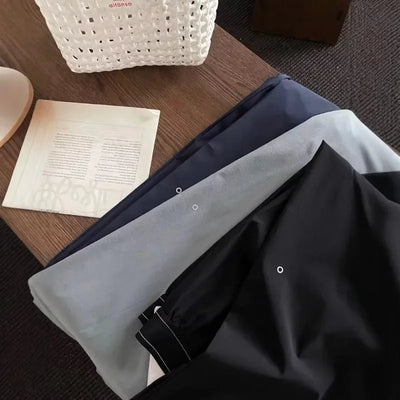 Women's Wide Leg Pants Elastic High Waist Casual Solid Sports Pants 2025 Fashion Yoga Fitness Summer Straight Trousers Women
