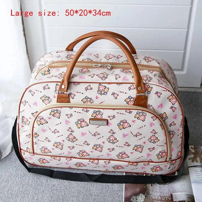 Fashion Cartoon Print Travel Bags for Women