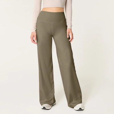 Wide Leg Pants For Women Yoga Pants High Waist Sweatpants With Pockets Stretch Pants Comfy Workout Sports Sweatpants Leggings