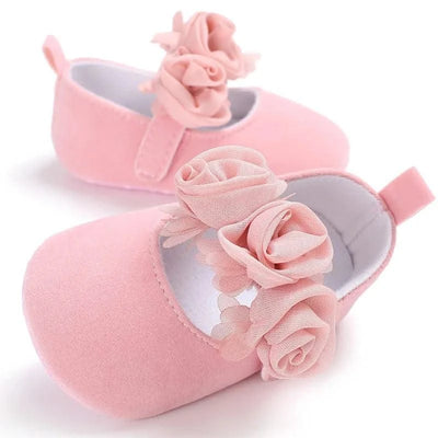 Children's Soft-Soled Flat Shoes With Design | Baby Shoes For All Seasons 0-1 Year Old |Girls Princess Shoes | First Walkers