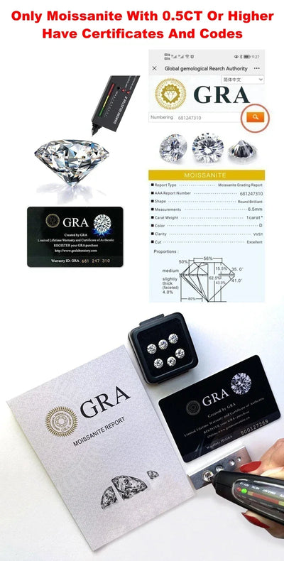 Total 9 carat  Moissanite Solitaire Drop Necklaces Silver Pendant Original Real 925 Silver Chain Jewelry for Women