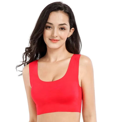 Plus Size Women Bras Bralette Comfortable Invisible Bras Push Up Breathable Brassiere Non Wired