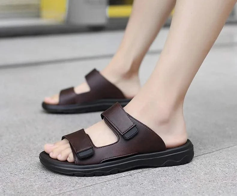 Genuine Mens Slipper Man Luxury 2024 Comfortable Man Sandal Super Copy Shoes for Men 2024 Summer Shoes Sale Summer Men's Sandals