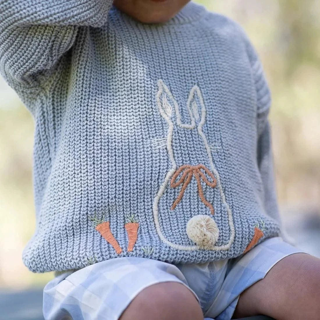Rabbit Cotton Bunny Sweatshirt Pullover | Jumper | Sweater |Oversized |Cute Children Outfits
