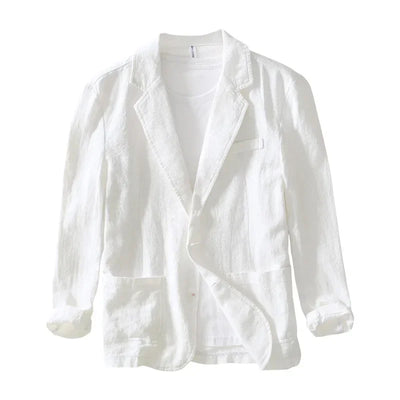 Men's Blazer Jacket Spring Summer Solid Slim Casual Business Thin Terno Masculino Breathable Suit Coat Male Korean Fashion 2023