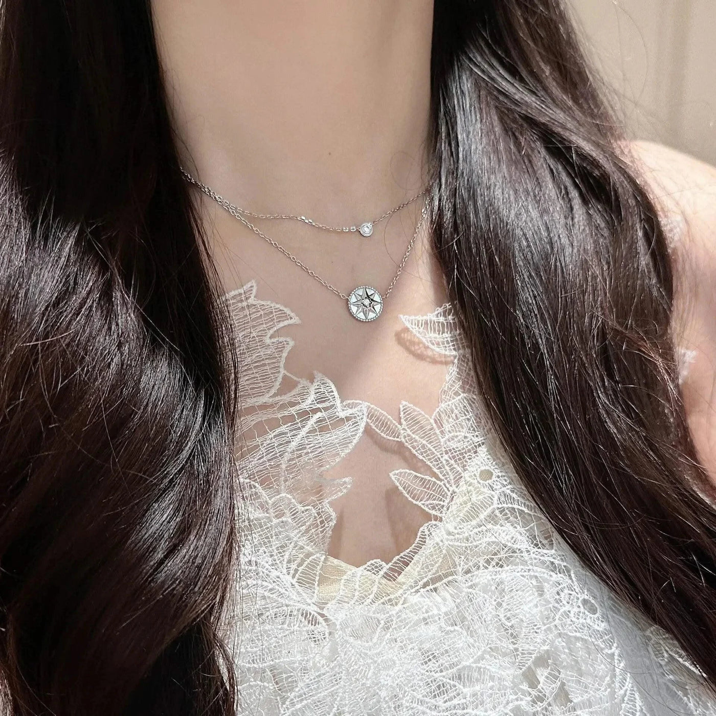 sterling silver necklace for women, a gift for girlfriends and best friends.