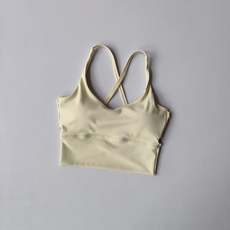 High-intensity Sports Underwear for Women Professional Shock-proof and Anti-sagging Yoga Vest Bra Running Fitness Clothing Top