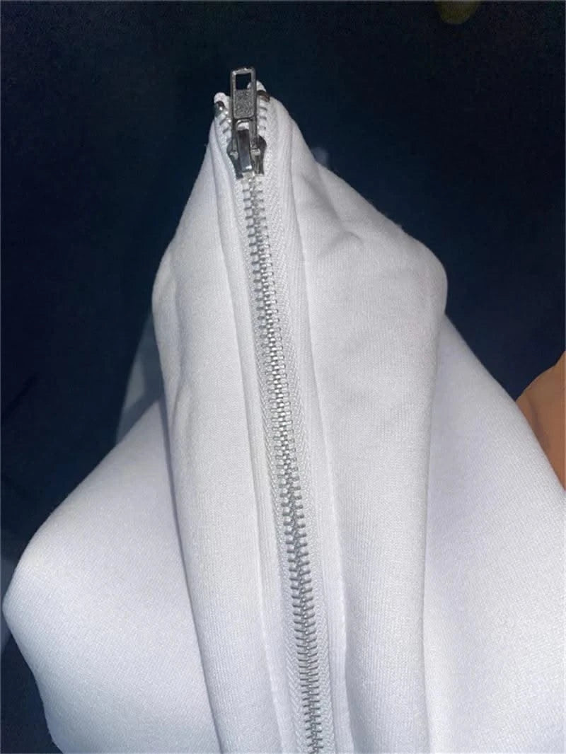 Zipper Hoodies Women/Men Trendy Long Sleeve Hooded Fleece Sweatshirt Casual Campus Streetwear Sportswear Hot Sales High Quality