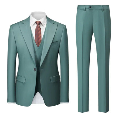 Italian Business Gentleman Slim Suit, Groom Wedding Blazers, Men's Blazers, Italian Costume, Sizes M to 5XL